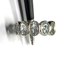 925 Argent Bague Éternité