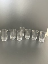 Lot de 7 Gobelets En Cristal