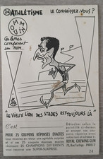 1959 Royal Chewing Gum Carte