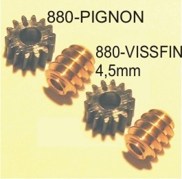 Vis sans fin 5mm - vis, 4,5mm