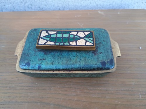 Boîte vintage judaïque - boîte,
