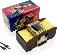 Mélangeur de Cartes Automatique MXTIMWAN 1-2 Jeux - Électrique USB/Piles
