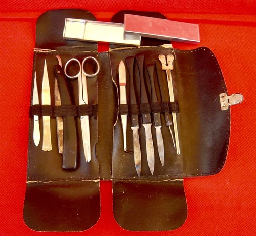 Médical ancienne trousse - trousse, de