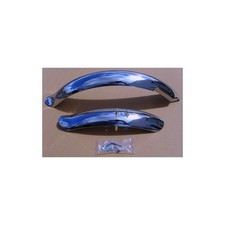 Garde Boue Court Cruiser Chrome roue 26" AV & AR 80mm vélo chopper beachcruiser