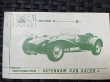 Lotus Seven Serie 3 publicité originale