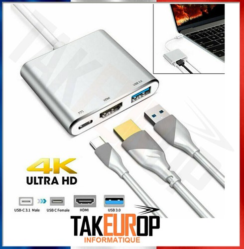 Type vers hdmi usb - type,