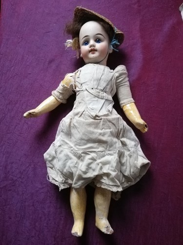 Poupée ancienne tête - poupée, ancienne,