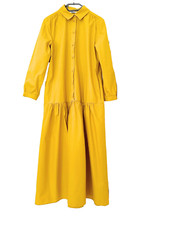 Zara Coton Poplin Maxi Robe