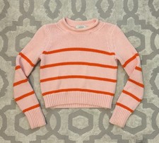 La Ligne NYC Striped Mini Marin Marina Sweater Blush/Persimmon (size: XS)