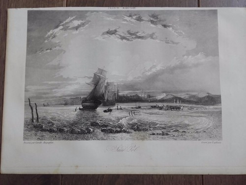 Gravure marine 1840 saint - gravure,