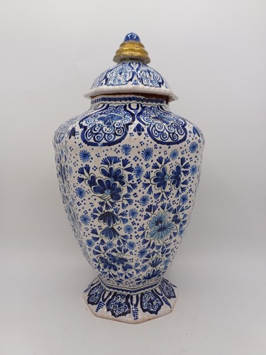 Vase potiche faïence de - potiche,