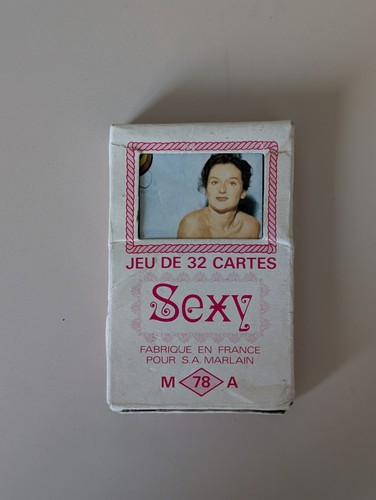 Jeu cartes érotiques - jeu, de