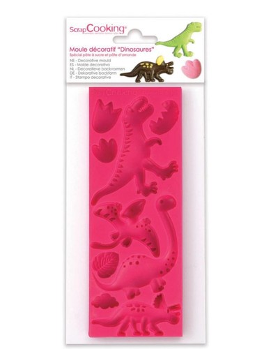 Moule decoratif dinosaures - decoratif,