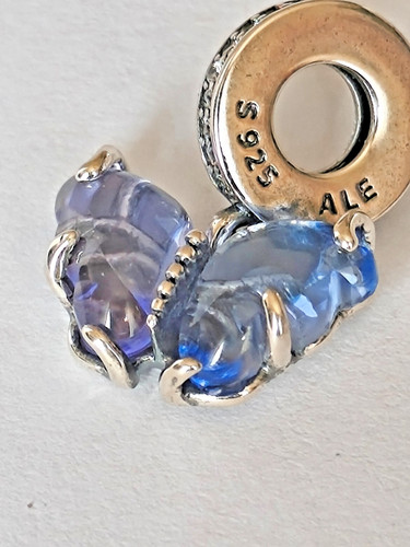 Charm pandora papillon bleu - papillon,
