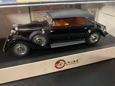 Esval EMEU43043D Mercedes Benz 290 W18 Cabriolet B Top up Noir 1933 -  1/43