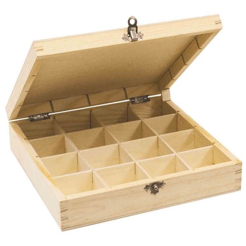Boîte rangement bois 16 - boîte,
