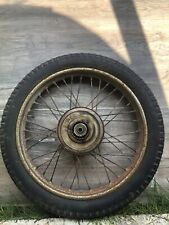 1963 Jawa Sport  Cz 175cc Rear Tire/rim  Wheel Complete 3.25-19