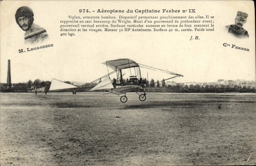Aéroplane capitaine ferber - du,