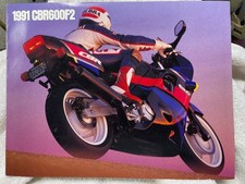 1991 Honda CBR600F2 Super Sport Dealer's Sales Brochure OEM