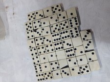 Ancien jeu de Domino - Os et