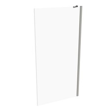 Paroi latérale pure design HÜPPE pour porte battante, sur mesure, sur baignoire,