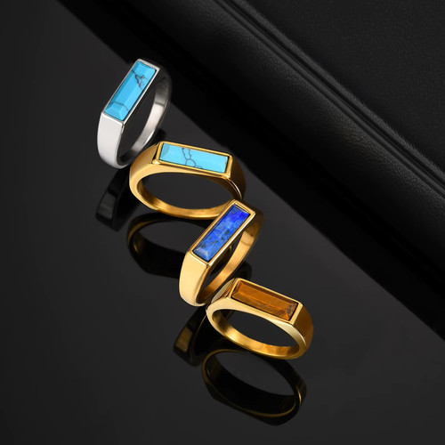 Bague unisexe acier - bague,