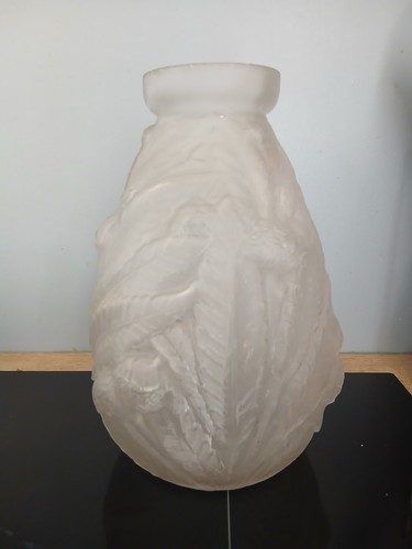 Vase verre pressé - vase, en
