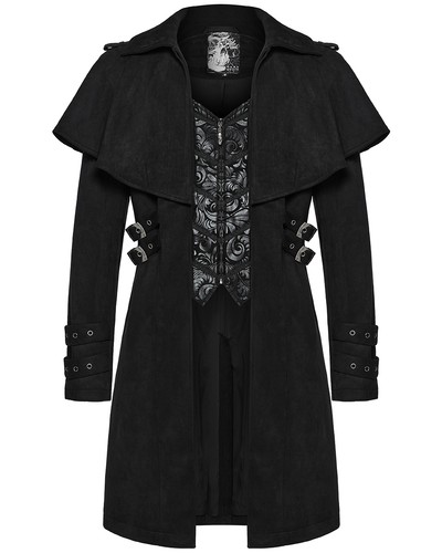 Punk rave manteau cape épaule - manteau,