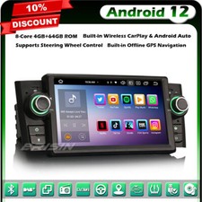 8-Cœurs 64GO Android 13.0 Autoradio GPS Fiat Punto Linea CarPlay DAB+ BT 5.0 TNT