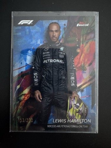 Topps finest lewis - lewis, hamilton