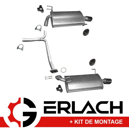 Echappement silencieux pour
