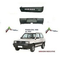 Pare-Chocs avant et Arrière Noirs pour Fiat Panda 86>03 à Partir De 1986 À 2003