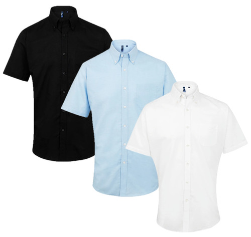 Manche courte chemise - courte, oxford