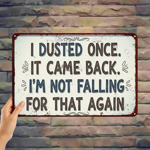 Rustic metal sign - metal, aluminum