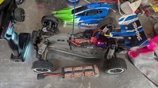 Traxxas Bandit XL-5 1/10 2wd Buggy 27MHz AM RTR Set Used
