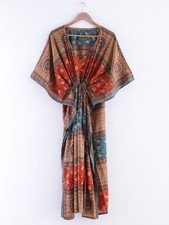 Vintage Soie Robe Caftan