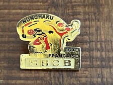 PINS PIN BOXE BOXING FRANCAISE NUNCHAKU