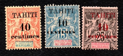 Colonies françaises tahiti - françaises,