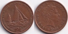 2 Pence 2000 Ile de Man Isle