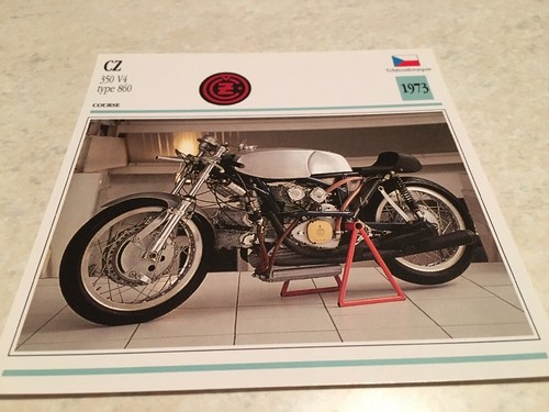 Carte moto 350 - cz, type