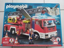4820 Playmobil firefighter: large scale fire truck (2008)
