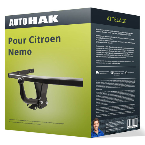 Attelage pour citroen nemo - pour,