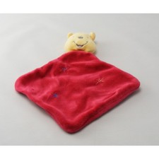 Doudou plat rouge étoile