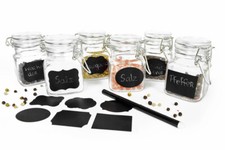 12 Verre Verrouillable Avec Tafelfeld Craie Pots de Confiture Bocaux à Conserves