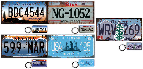 Lot répliques de plaques - de,