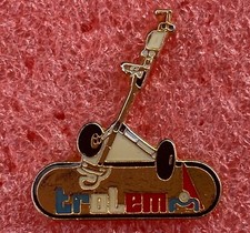 T13 pins TROLEM French manufacturer of trolley GOLF cart vintage lapel pin