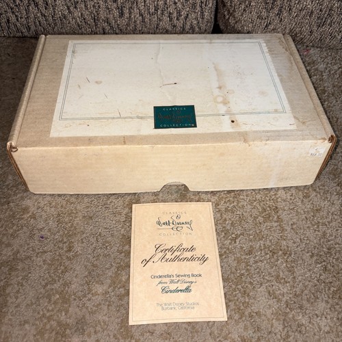 Wdcc cinderellas sewing book - sewing,