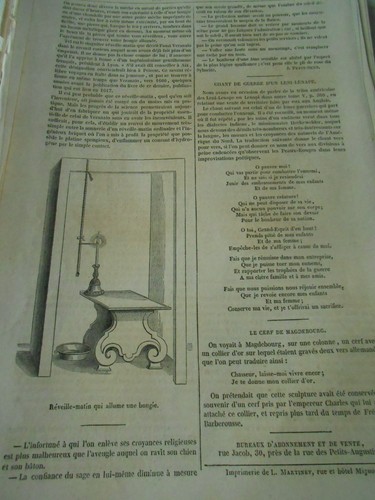 Réveil matin pyrophore - réveil,