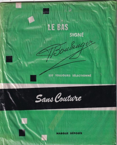 Bas nylon sans - sans, couture