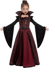 Halloween Royal Vampire Costume Set for Girls Halloween Dress Up Party